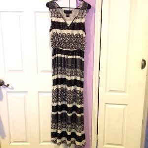 Black and White Kardashian Kollection Dress